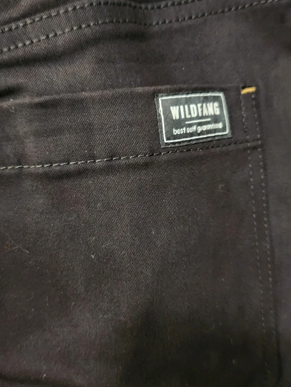NWT Wildfang Essential Black Work Mini Skirt With Front Slit Elastic Back Sz S
